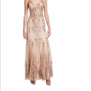 Jovani Evening Gown, strapless with Corset top and mermaid bottom